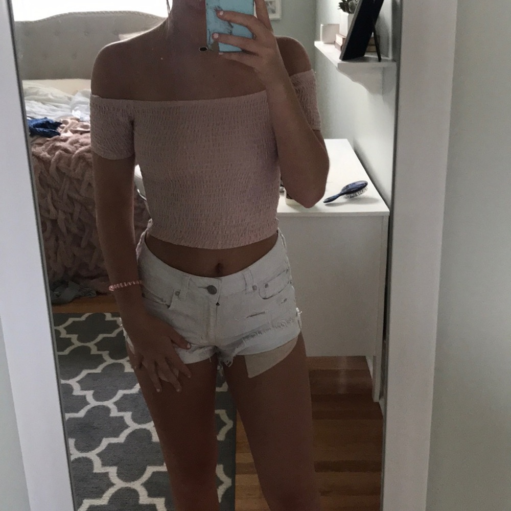 Blush pink top